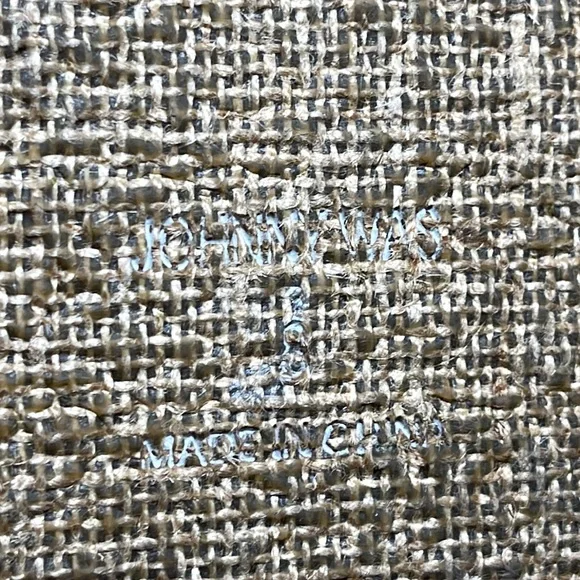 JOHNNY WAS Denim Suede Floral Tapestry Twist Slides - Picture 12 of 16